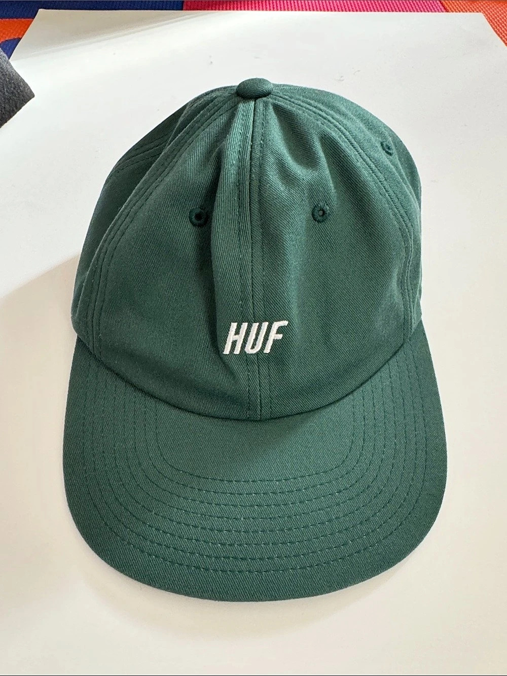 HUF Essentials TT Curved Brim Hat Green Cap